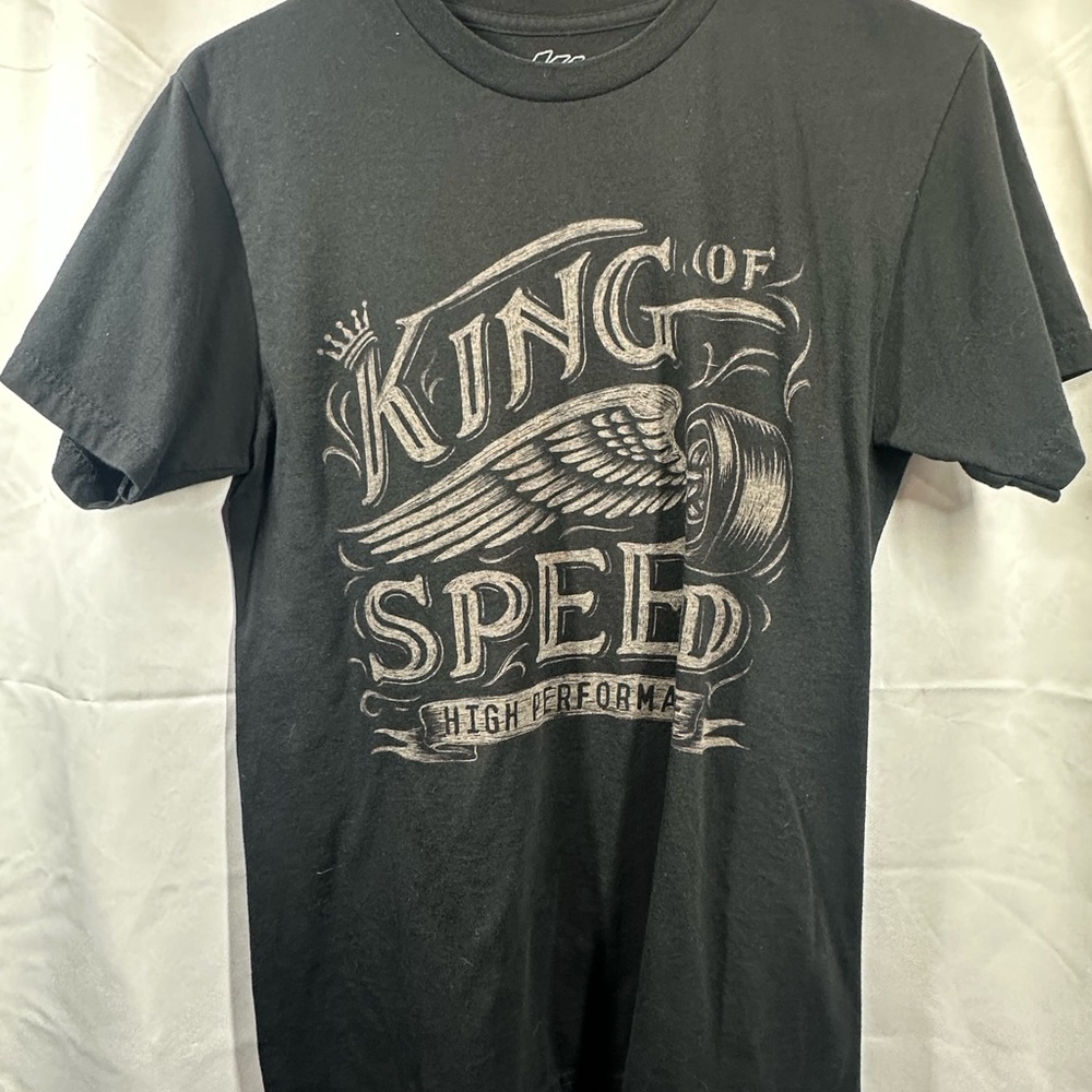 King of Speed Graphic Tee - Black